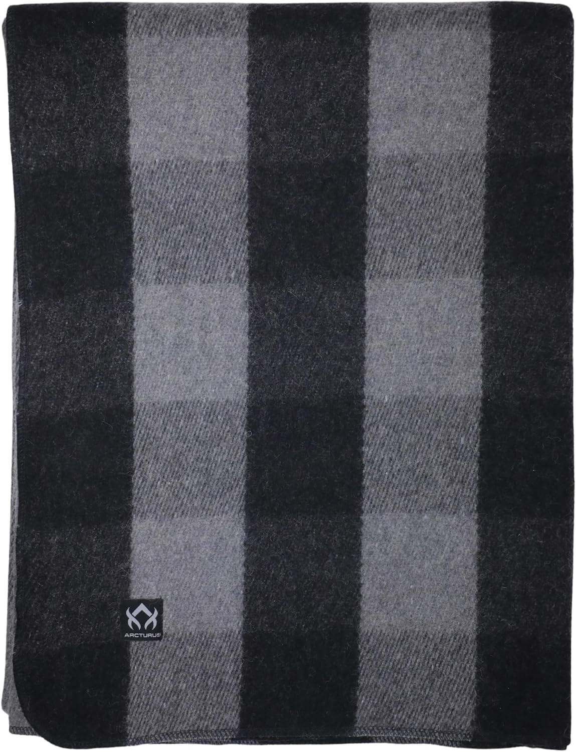 Arcturus Backwoods Wool Blanket - 4.5lbs, Warm, Heavy, Washable, Large | Great for Camping, Outdoors, Survival & Emergency Kits (Gray Buffalo)