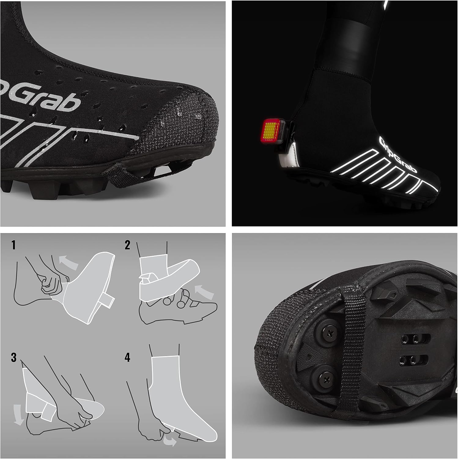 GripGrab RaceThermo X Neoprene Winter Gravel Cycling Shoe Covers Waterproof