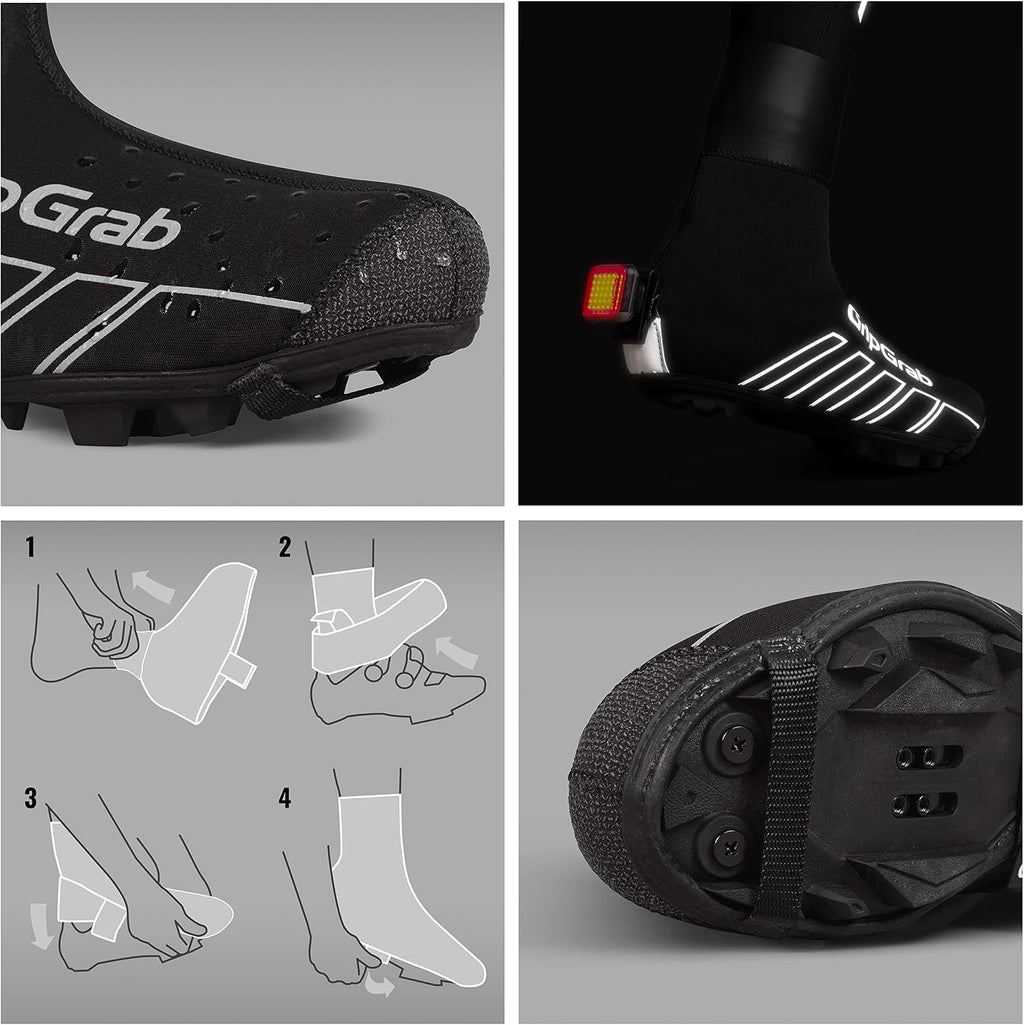 GripGrab RaceThermo X Neoprene Winter Gravel Cycling Shoe Covers Waterproof