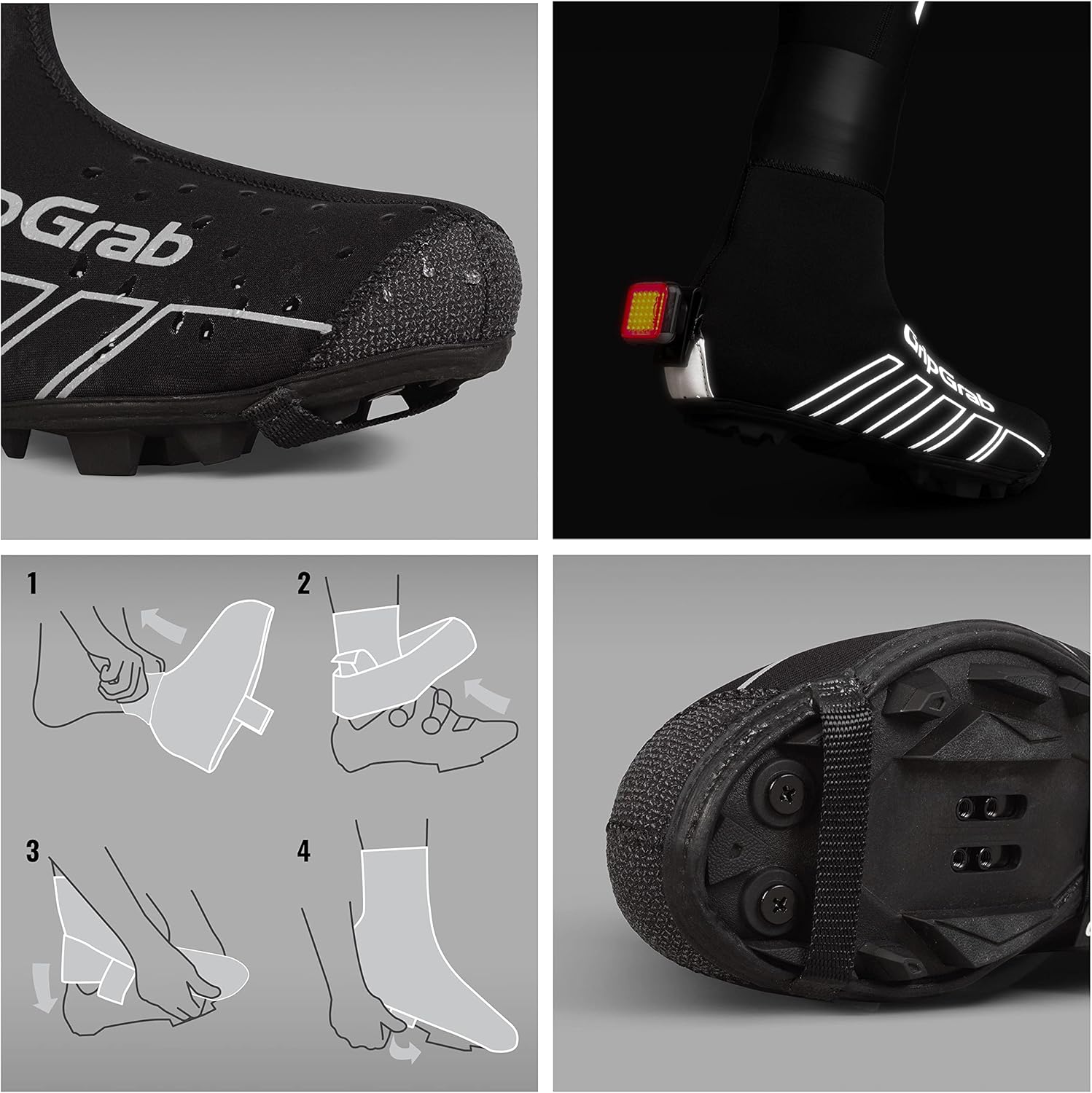 GripGrab RaceThermo X Neoprene Winter Gravel Cycling Shoe Covers Waterproof