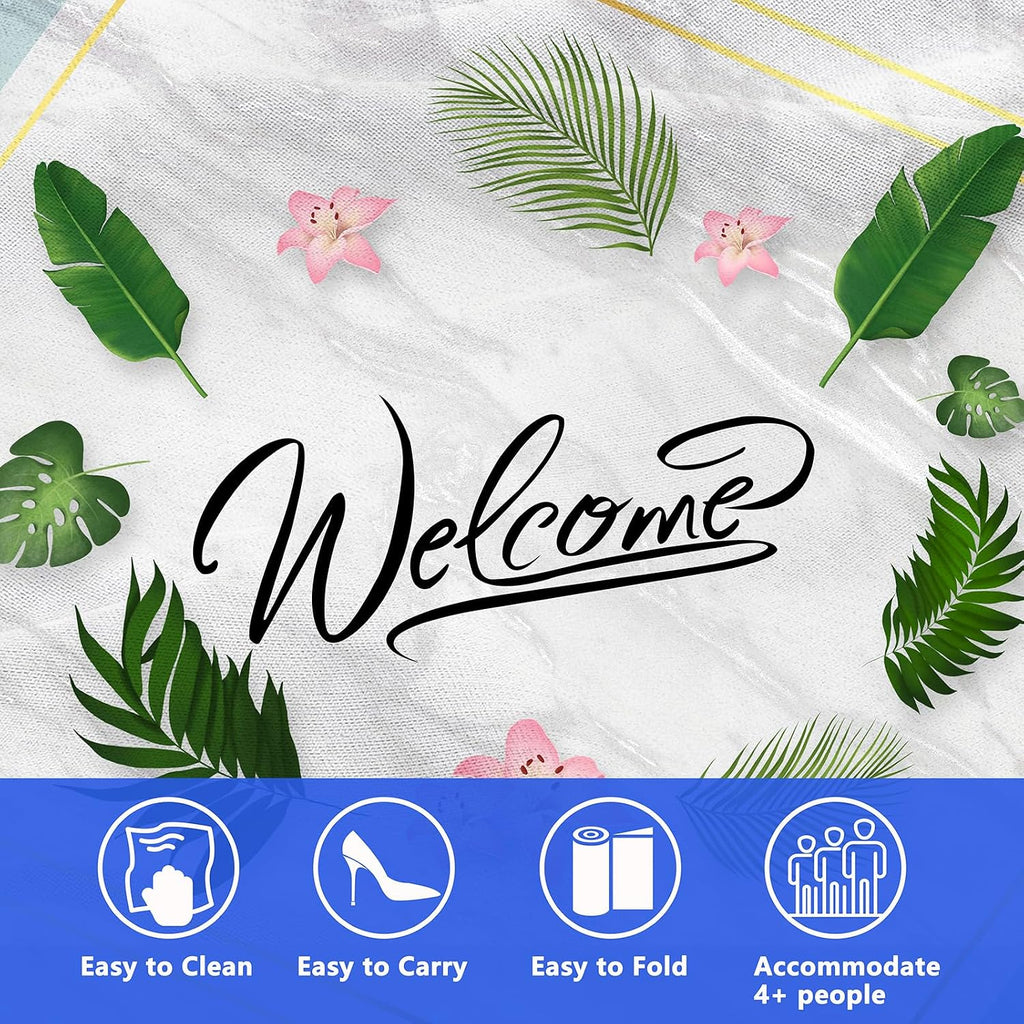 DanCoom Picnic Blanket, Foldable Waterproof Sand Mat, Extra Large Picnic Blanket Outdoor Picnic Mat Beach Blanket for Park Grass Camping Hiking Travel Family Concerts