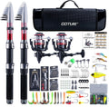 Goture 2-Pack Fishing Rod and Reel Combo with Carrier Bag,1.8M-2.7M