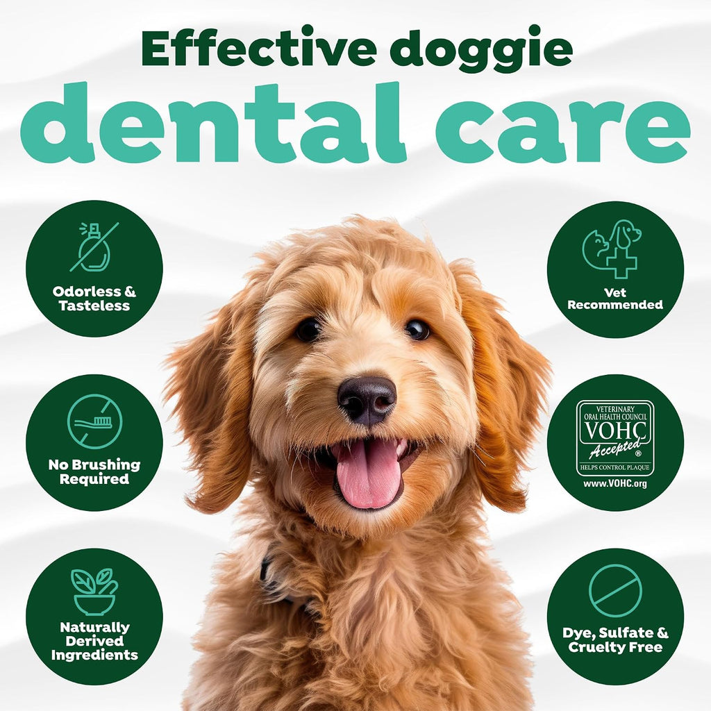 TropiClean Fresh Breath Water Additive for Dogs, Dog Breath Freshener, 16oz