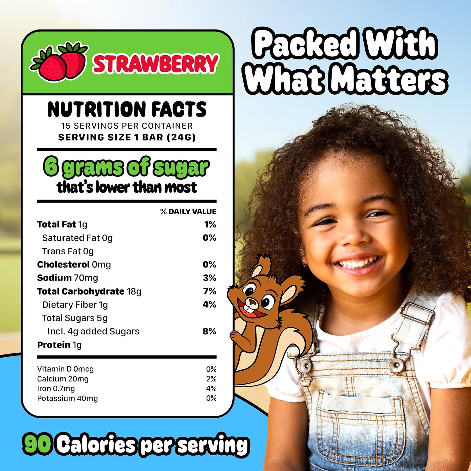 Snakkidz Organic Granola Bars, Variety Pack, Seed oil free, 45 Bars
