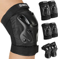 Tanden Skating Protective Gear Knee and Elbow Pads Wrist Guards for Roller Skating Skateboarding, Skate Pads Adult Knee Pads
