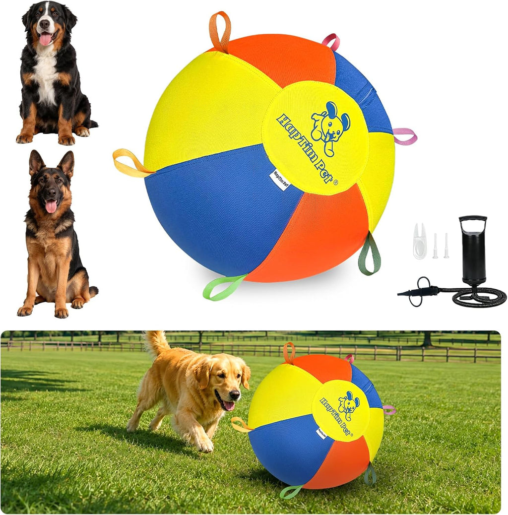 Hap Tim Upgraded Heavy Duty 25" Herding Ball for Dogs Thickened Bladder