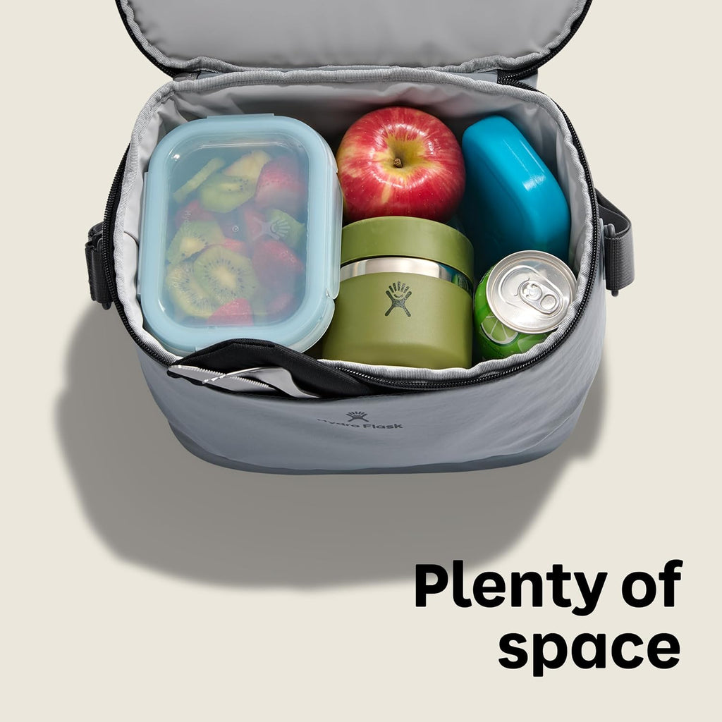 Hydro Flask Carryout Lunch Bag - Insulated Lunch Bag - Soft Travel Cooler Shale Gray