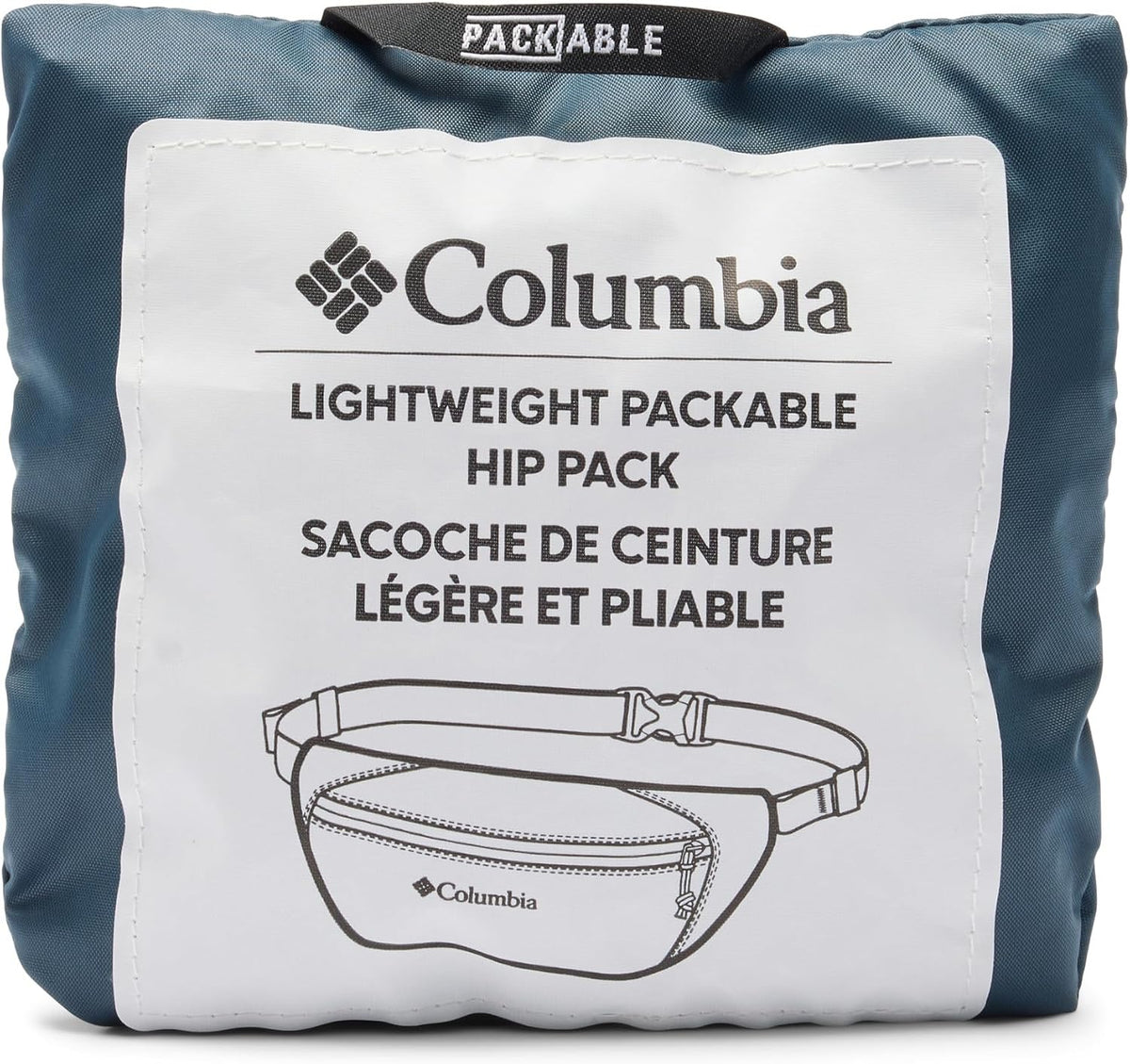 Columbia Unisex Lightweight Packable Hip Pack, Everblue, One Size