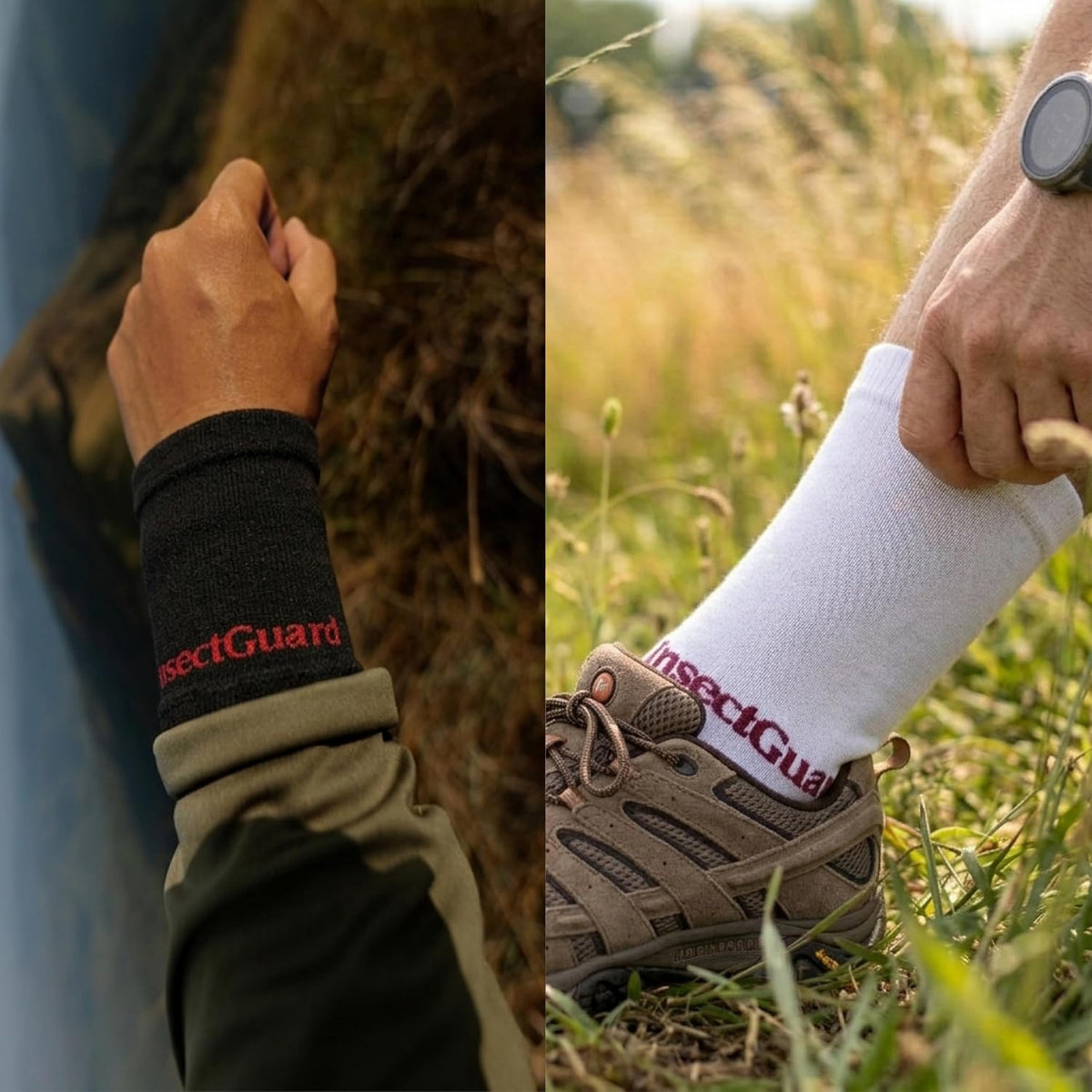 Tick Gaiters - PullOn Permethrin Treated, Ticks, Mosquitoes, Flies & More Insect Repellent, Unisex