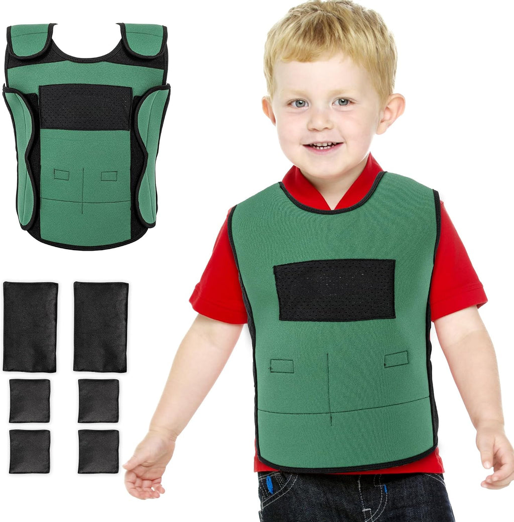 OUTREE Compression Weighted Vest for Kids with Sensory Needs Ages 5-7