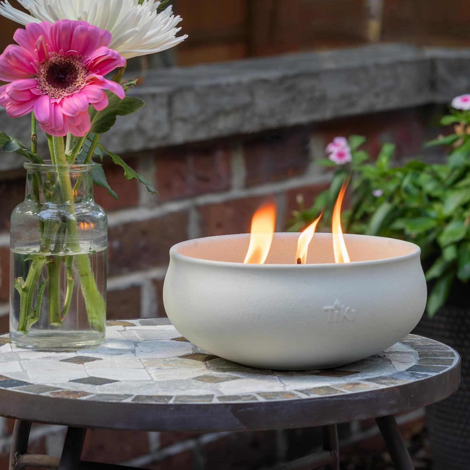 TIKI Citronella Concrete Candle 2 Pack Outdoor Tabletop Décor