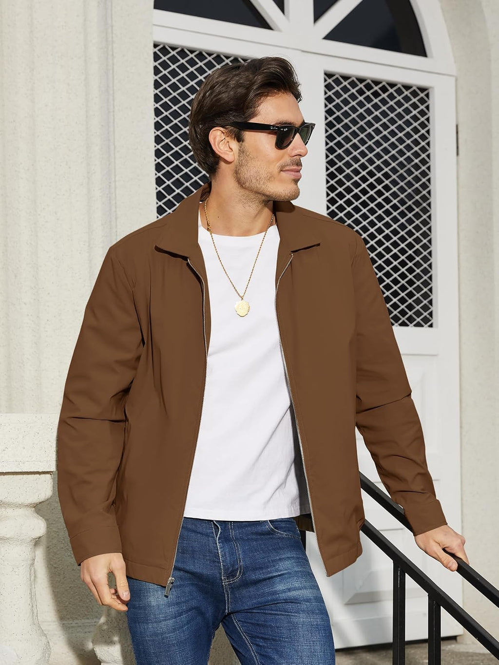 TACVASEN Men's Lightweight Jacket Fall Water-repellent Windbreaker Jackets