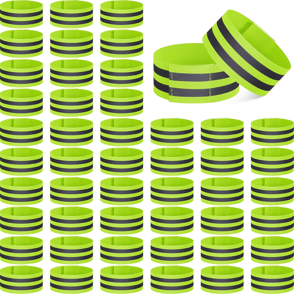 Zubehe Reflective Bands 48 Pieces, Reflector Tape Straps