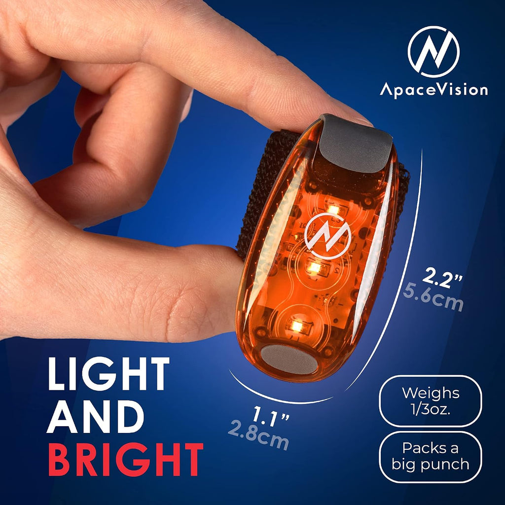 LED Safety Light (2 Pack) with Bonus Items – Clip On Strobe/Running Lights for Runners, Dogs, Bikes, Walking and More