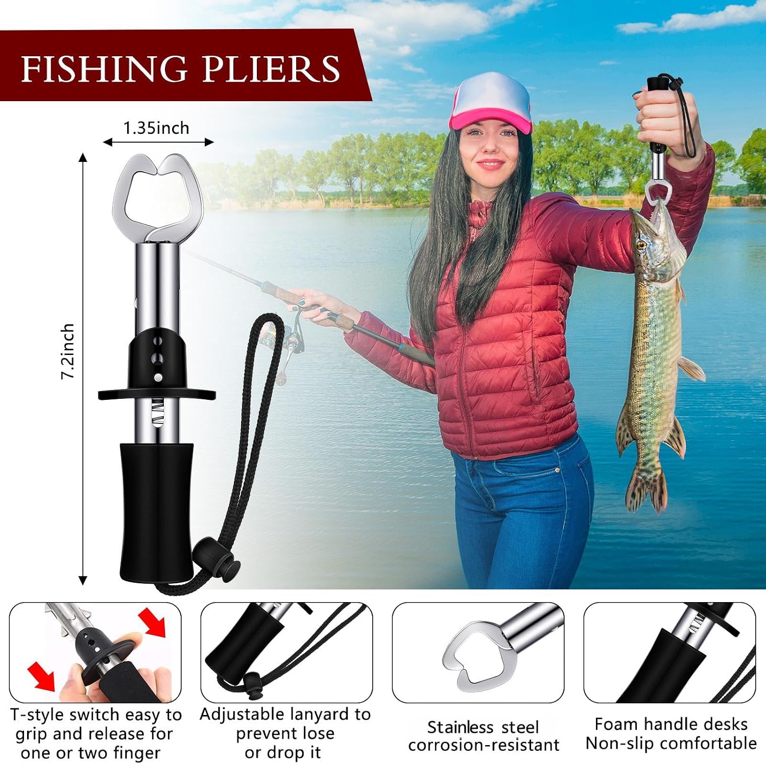 Sosation 134 Pcs Fishing Tool Beginner Starter Kit