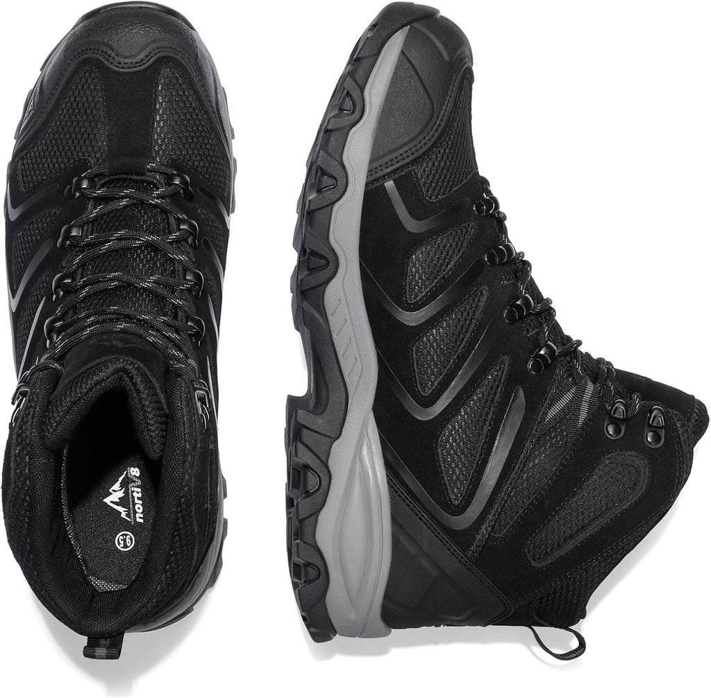 NORTIV 8 Men's Ankle High Waterproof Hiking Boots