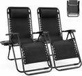 NEWBULIG Zero Gravity Chairs Set of 2, Folding Lounge Recliner Chair