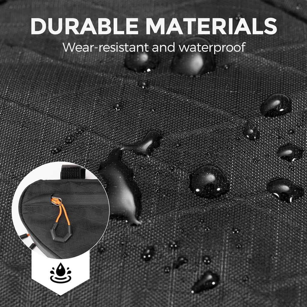 Bike Frame Bag Waterproof Triangle Bag Anti-Slip 5-Point Straps