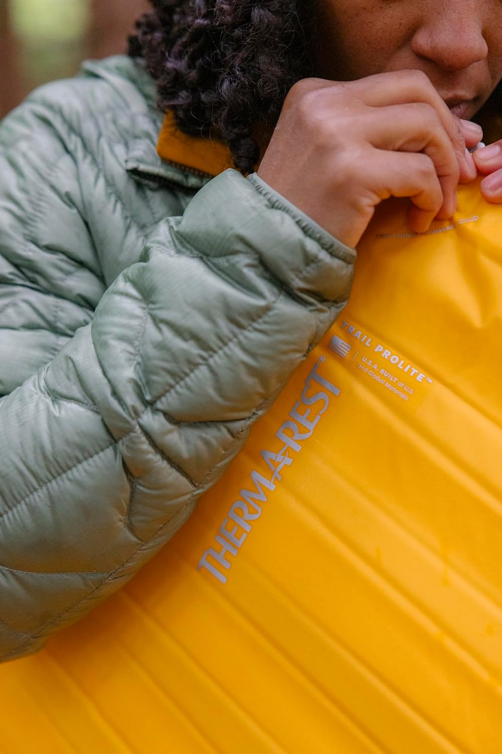 Therm-a-Rest Trail Prolite Lightweight Self Inflating Backpacking Sleeping Pad, Regular