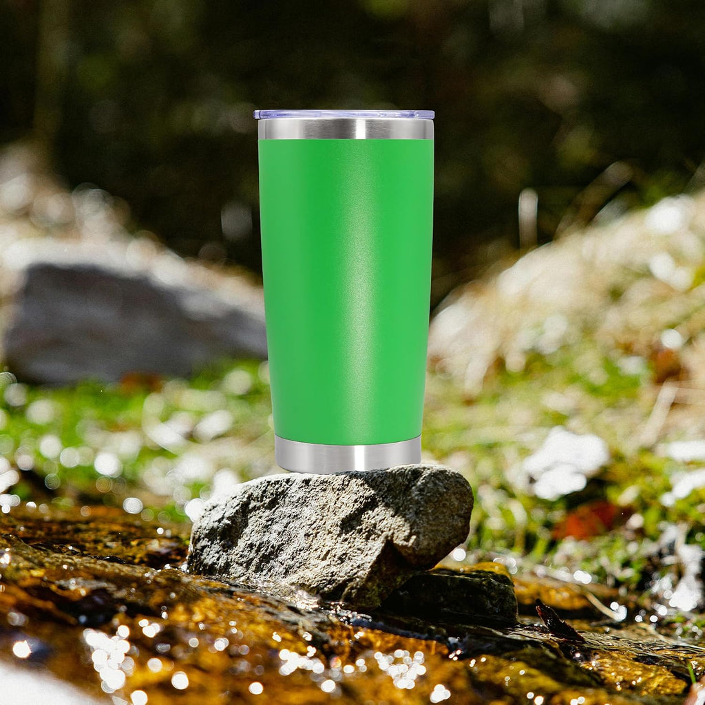 20oz Tumbler Stainless Steel Tumbler Coffee Tumbler with Lid Green, 4P