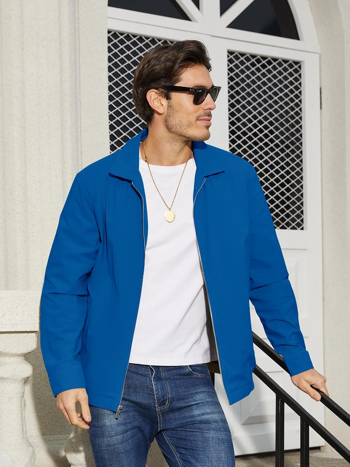 TACVASEN Men's Lightweight Jacket Fall Water-repellent Windbreaker Jackets