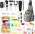 Sosation 134 Pcs Fishing Tool Beginner Starter Kit
