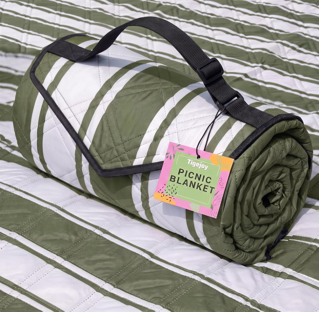 TigeJoy Beach Blanket Waterproof Sandproof Extra Large Picnic Blanket