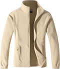 GIMECEN Women's Full Zip Soft Polar Fleece Jacket Outdoor Recreation Coat