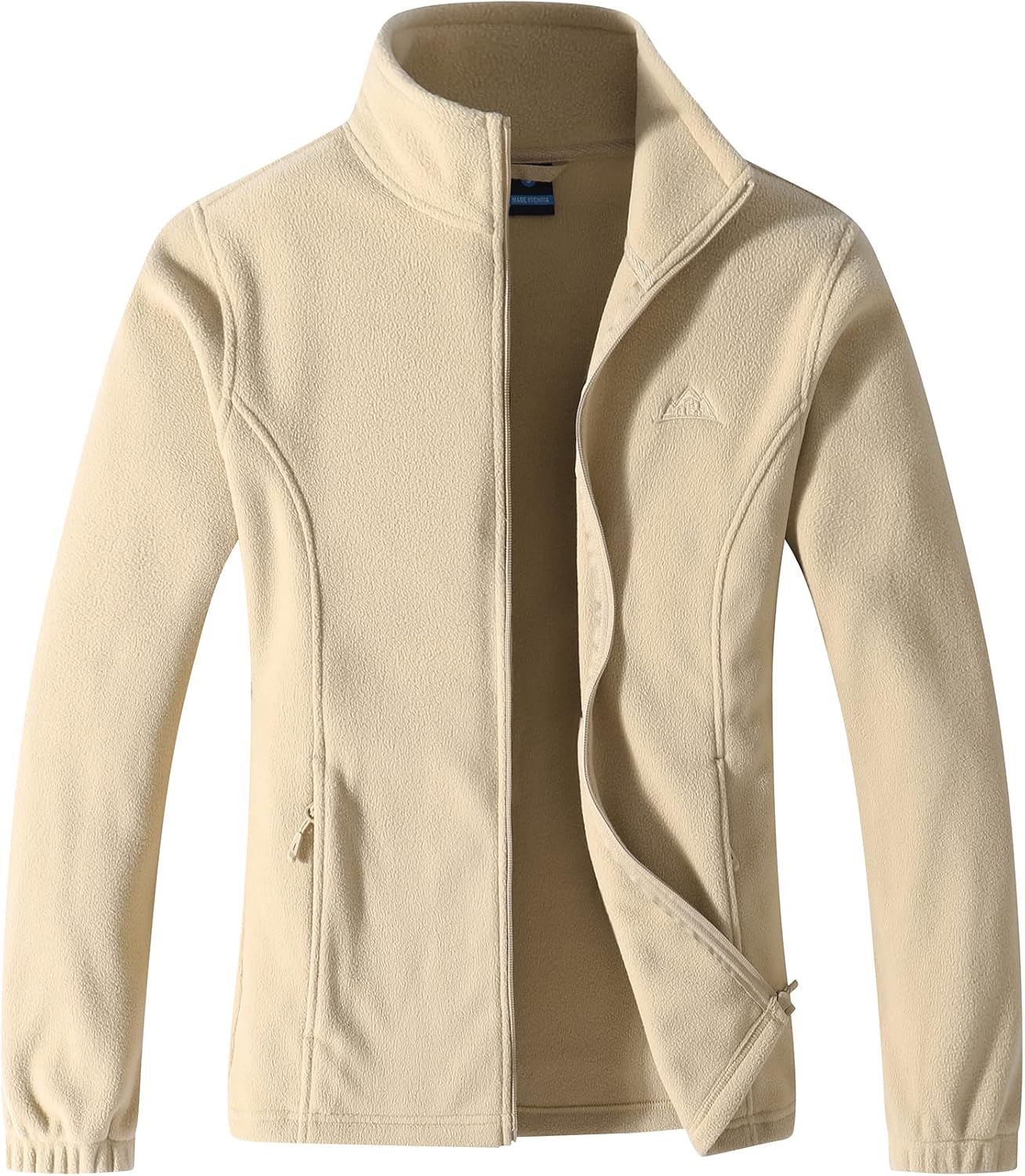 GIMECEN Women's Full Zip Soft Polar Fleece Jacket Outdoor Recreation Coat