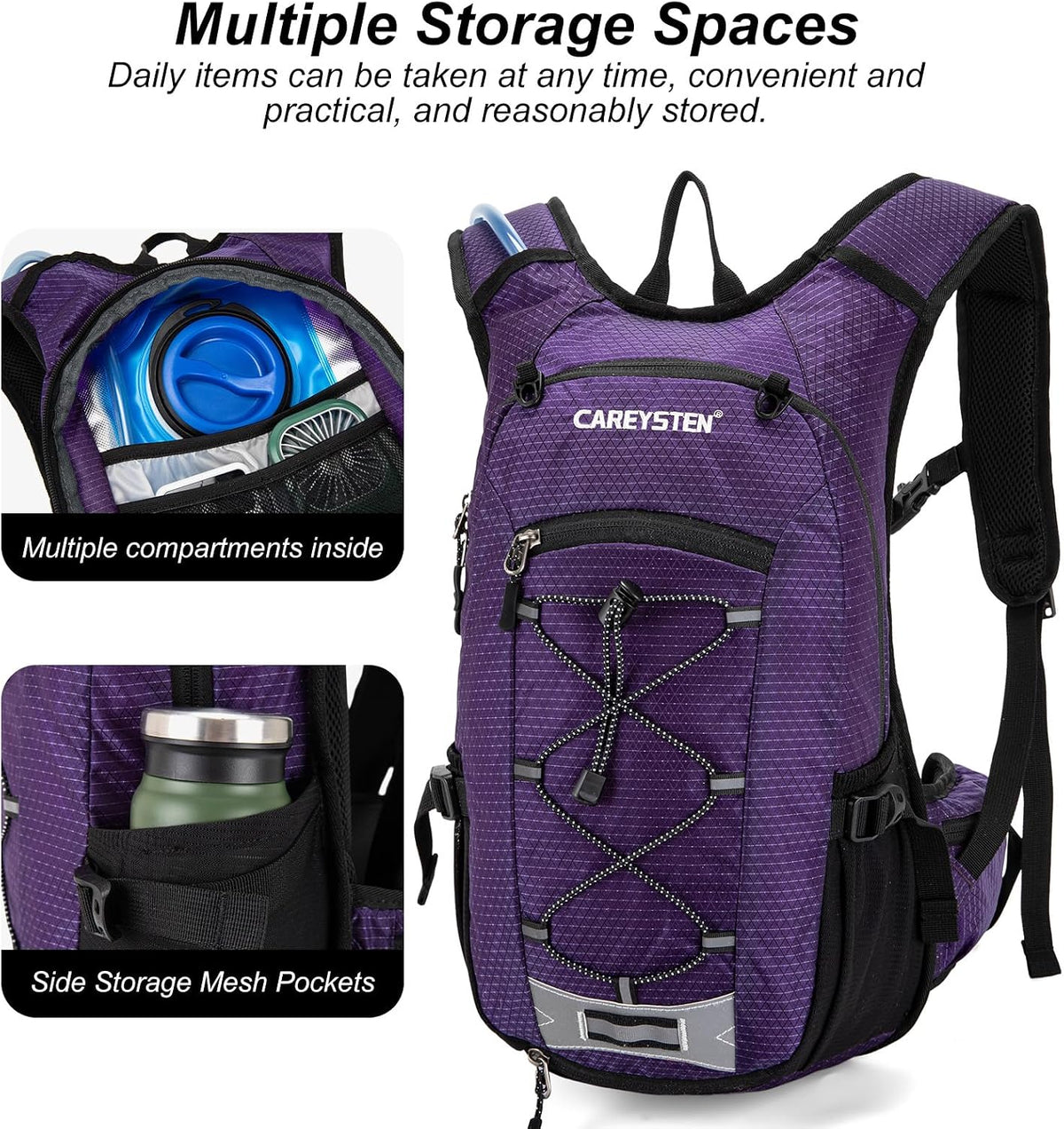 Carey STEN Hydration Backpack Cycling Bag Hiking Pack Equipped 2L Water Bag