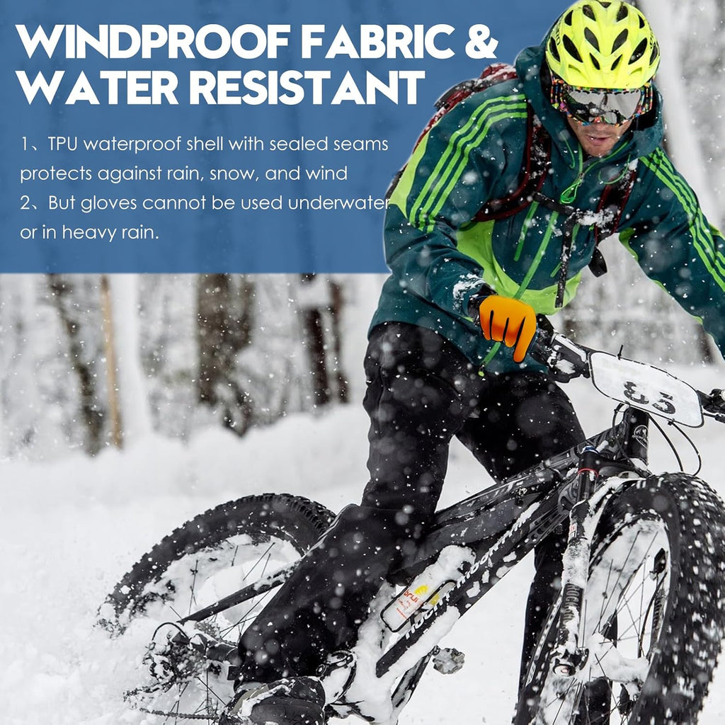Bruvoalon Winter Gloves for Women & Men, 3M Thermal Insulation, Lycra Fabric, Touchscreen, Anti-Slip