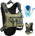 Criuage USA Patent Running Hydration Vest Backpack, Lightweight Chest Pack with 2.0L Water Bladder Bag Daypack for Hiking Running Cycling Race Marathon for Women Men
