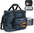 KastKing BaitSpace Tackle Bag with Removable Bait Binder, 4 Tackle Boxes