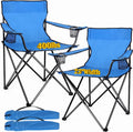Joyfair Camping Chairs for Lawn & Beach, Large for Adults, Blue
