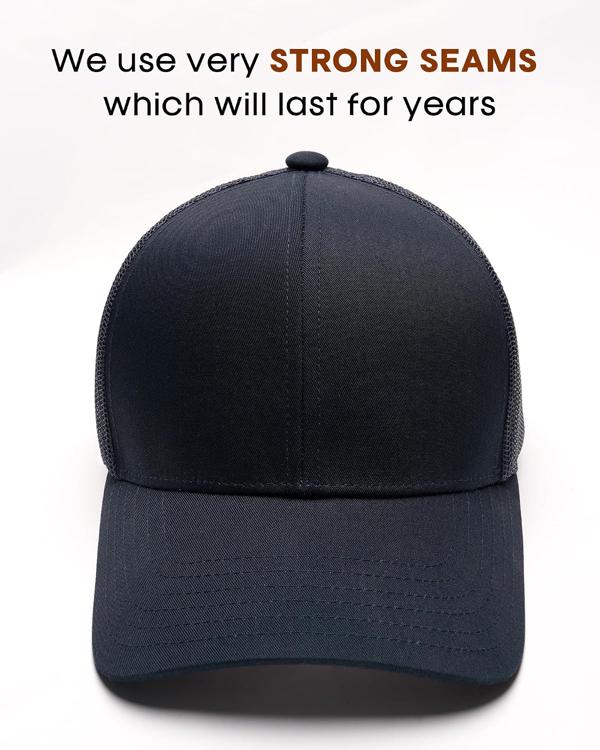 FURTALK Mens Trucker Hat Structured Mesh Baseball Cap Adjustable Classic