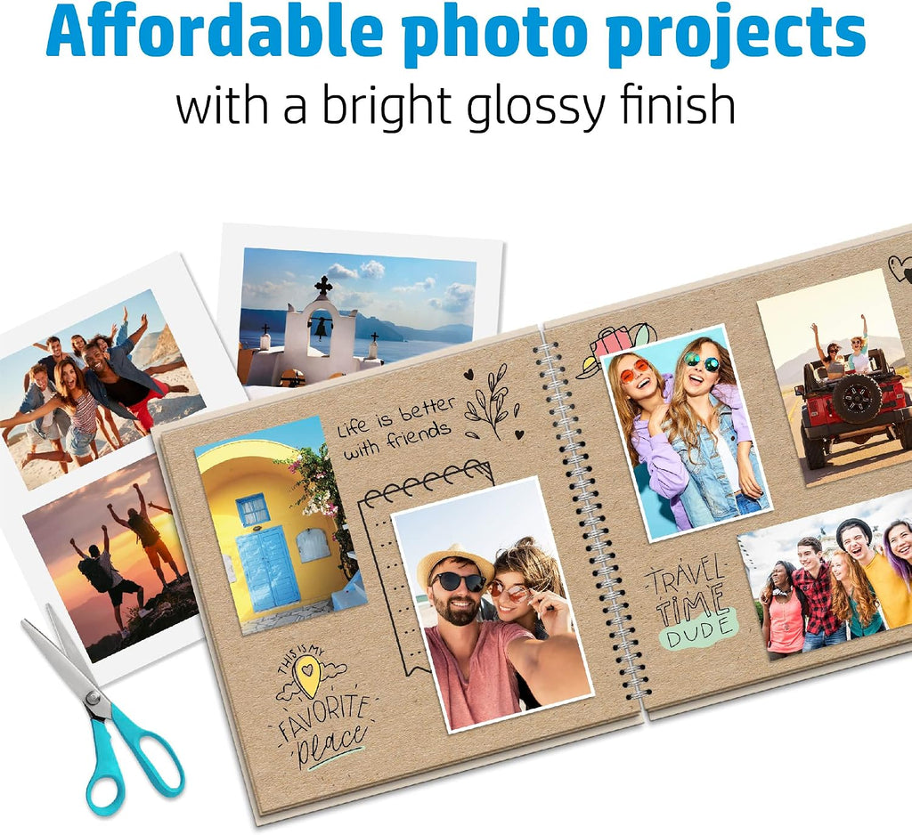 HP Everyday Photo Paper, Glossy, 8.5x11 in, 50 sheets (Q8723A)
