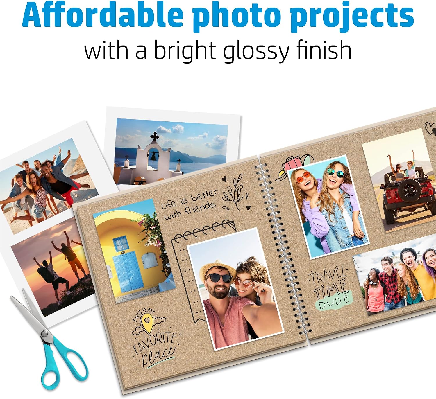 HP Everyday Photo Paper, Glossy, 8.5x11 in, 50 sheets (Q8723A)