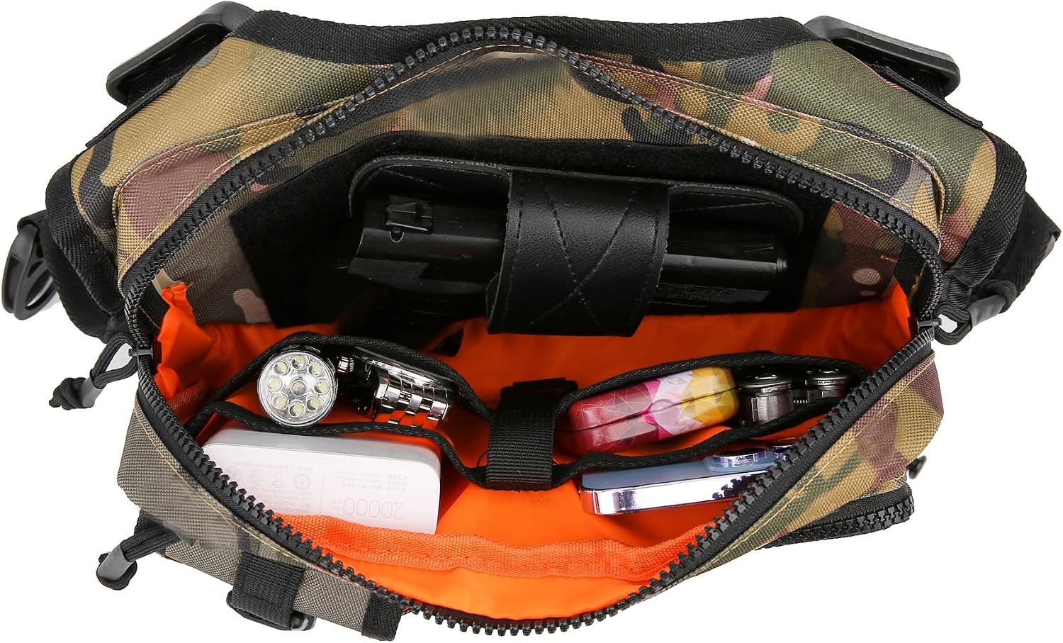 Muserise Outdoor Chest Bag For Men and Women, Tactical Vest For Running, Cycling, EDC Chest Pack Rig For Sports and Workouts