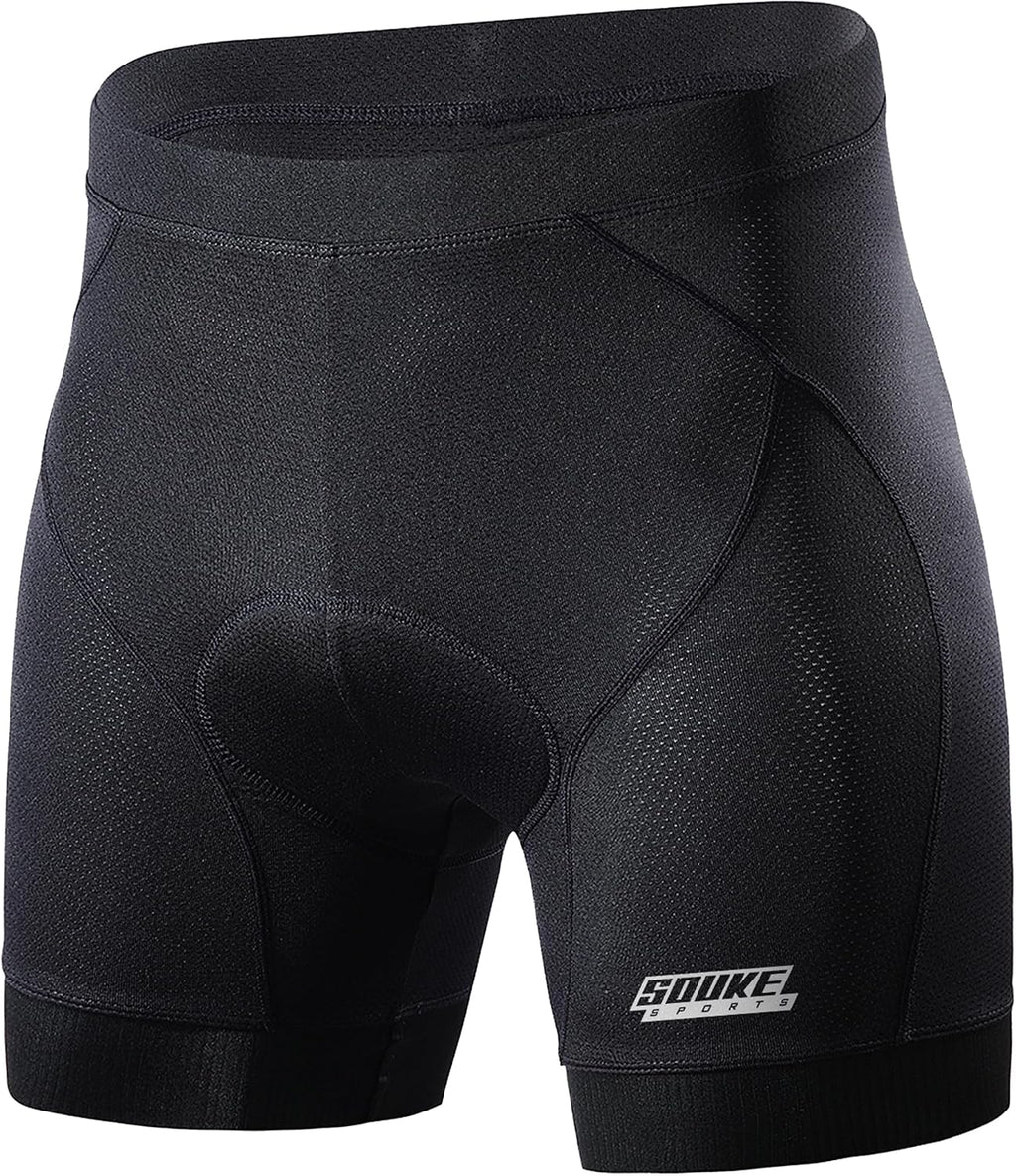 Souke Sports Men's 4D Padded Bike Shorts Cycling Underwear MTB Road Liner