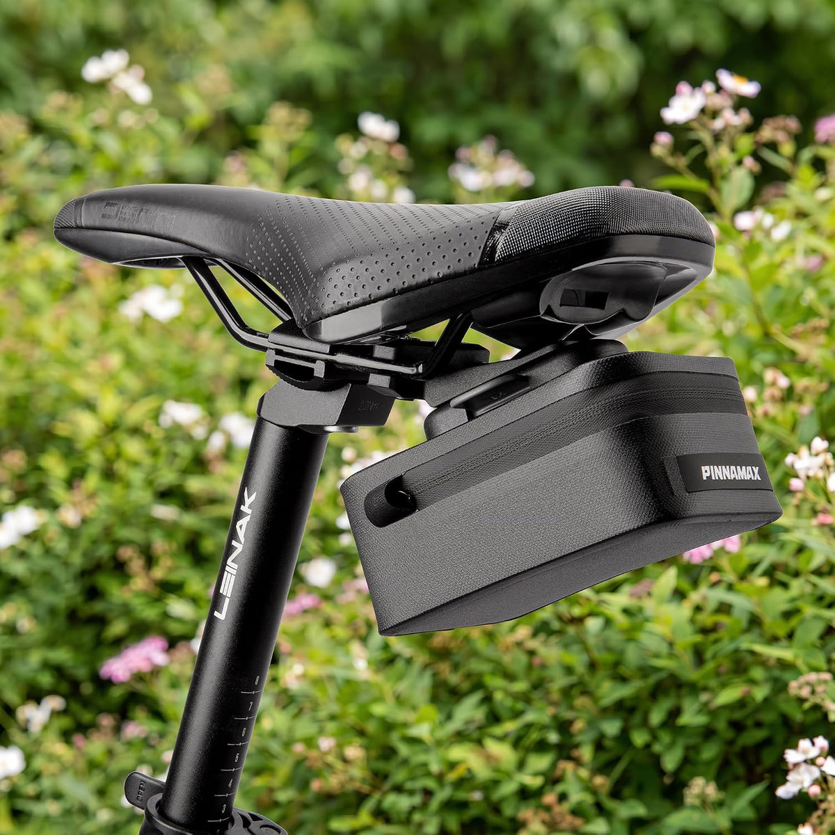 Bike Saddle Bag - Magnetic Quick Release Bicycle Seat Bag - Under Seat Storage Pack for Road, Gravel & Mountain Bikes