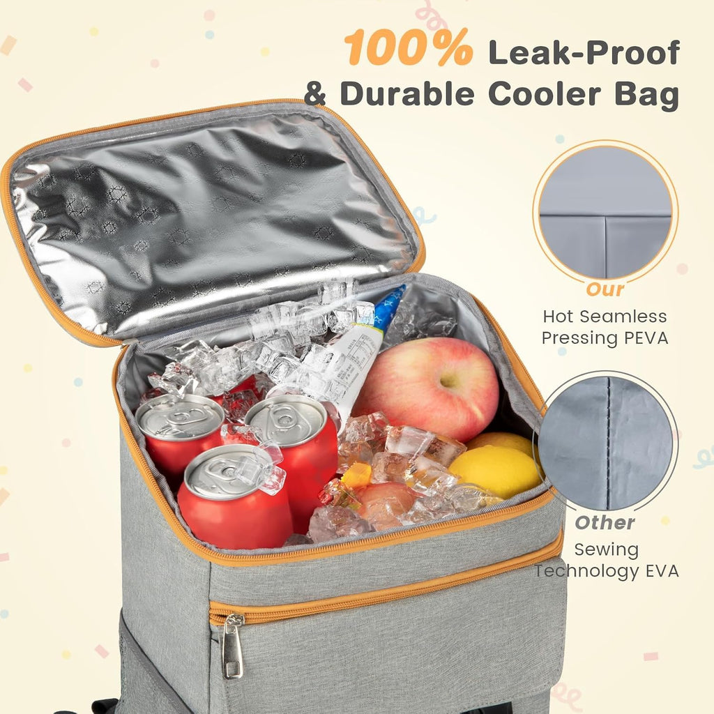 Backpack Cooler - 30 Cans Insulated Cooler Backpack for Men & Women