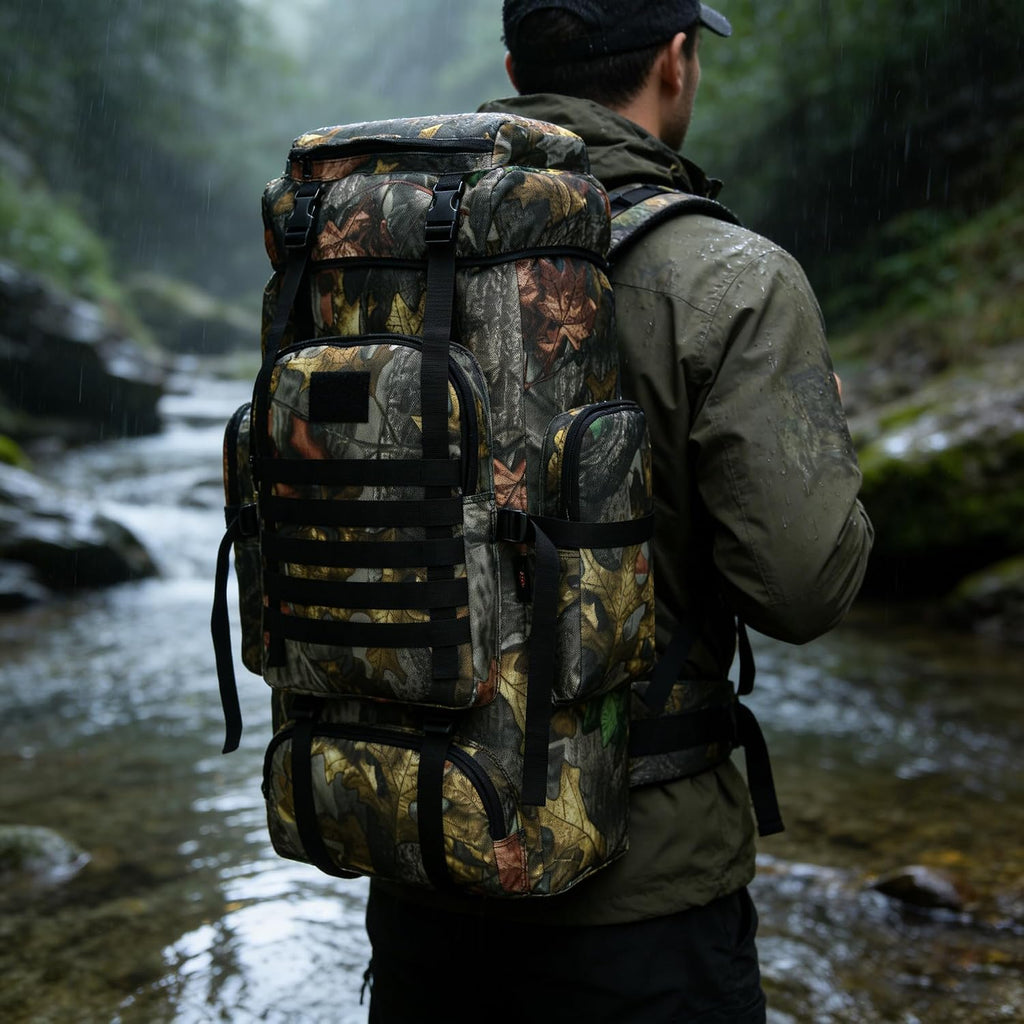 Hiking Backpack for Men 70L/100L Camping Backpack Military Rucksack Molle 3 Days Assault Pack for Climbing
