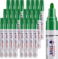 TFIVE Green Paint Pens Permanent Markers, 24 Pcs Oil Based Paint Markers
