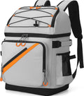 50 Can Large Waterproof Insulated Cooler Backpack, Leakproof Lunch Ice Bag