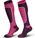 Hylaea Unisex Knee High Merino Wool Ski Snowboard Socks, Cushioning & Warm