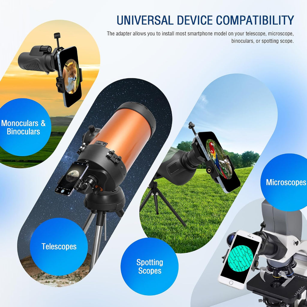 Universal Telescope Eyepiece Smartphone Adapter Cell Phone Mount