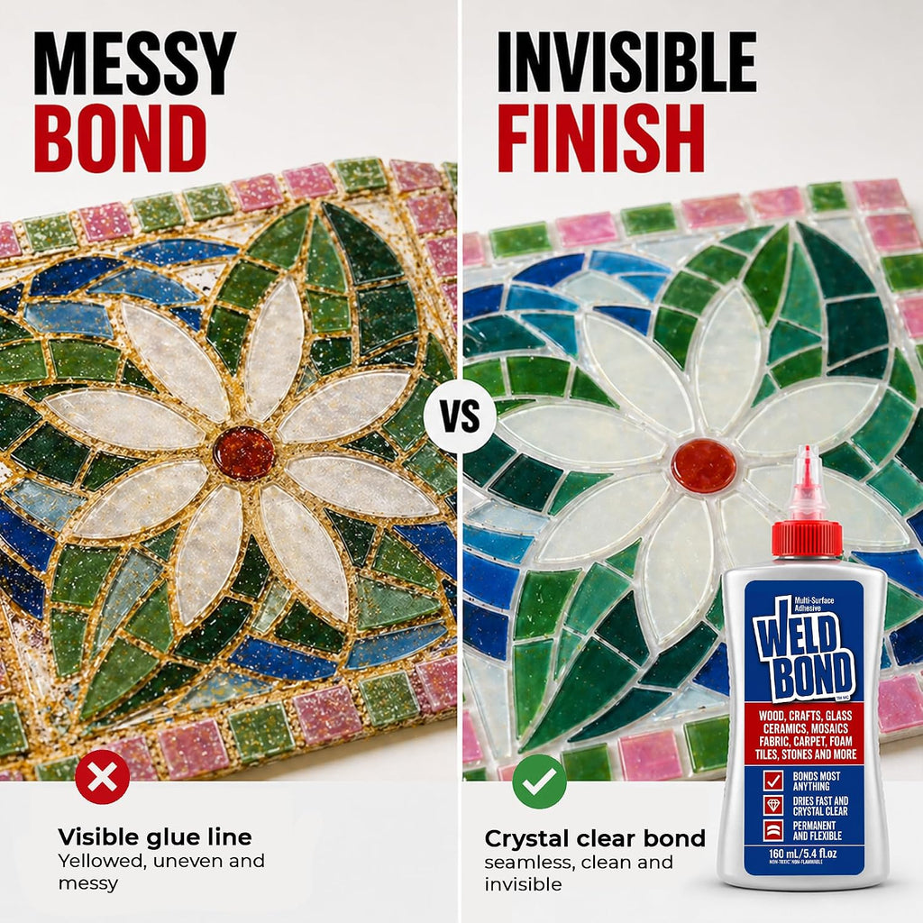 Weldbond Multi-Surface Glue Non Toxic for Mosaic Wood Craft 5.4oz (2 Pack)