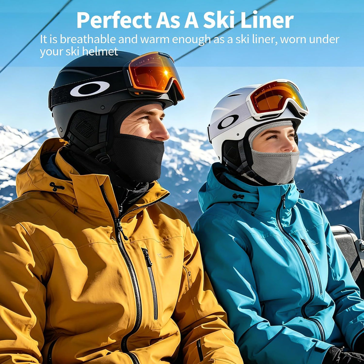 Balaclava Ski Mask, Sun Protection Breathable Face Cover Men Women