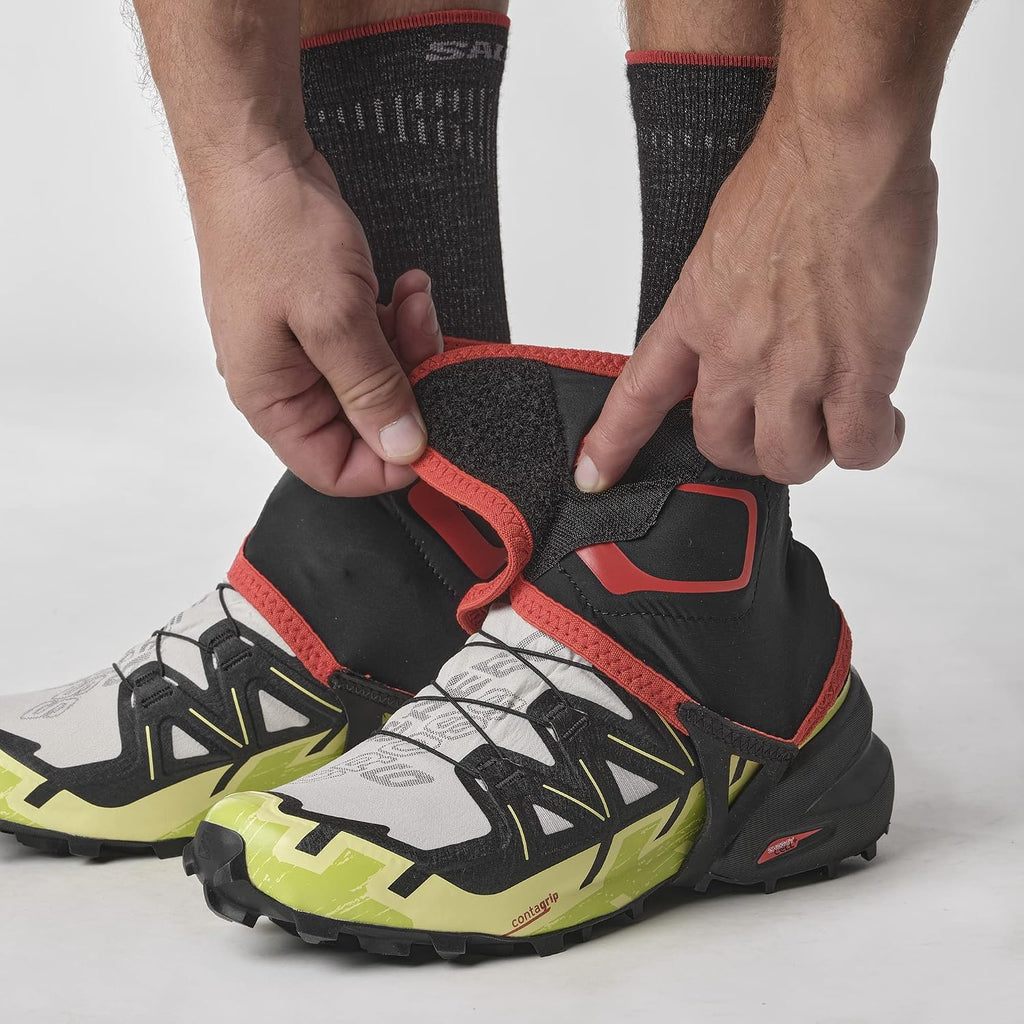 Salomon Unisex Trail Gaiters High, Overshoe Gaiters for Trail Debris Protection