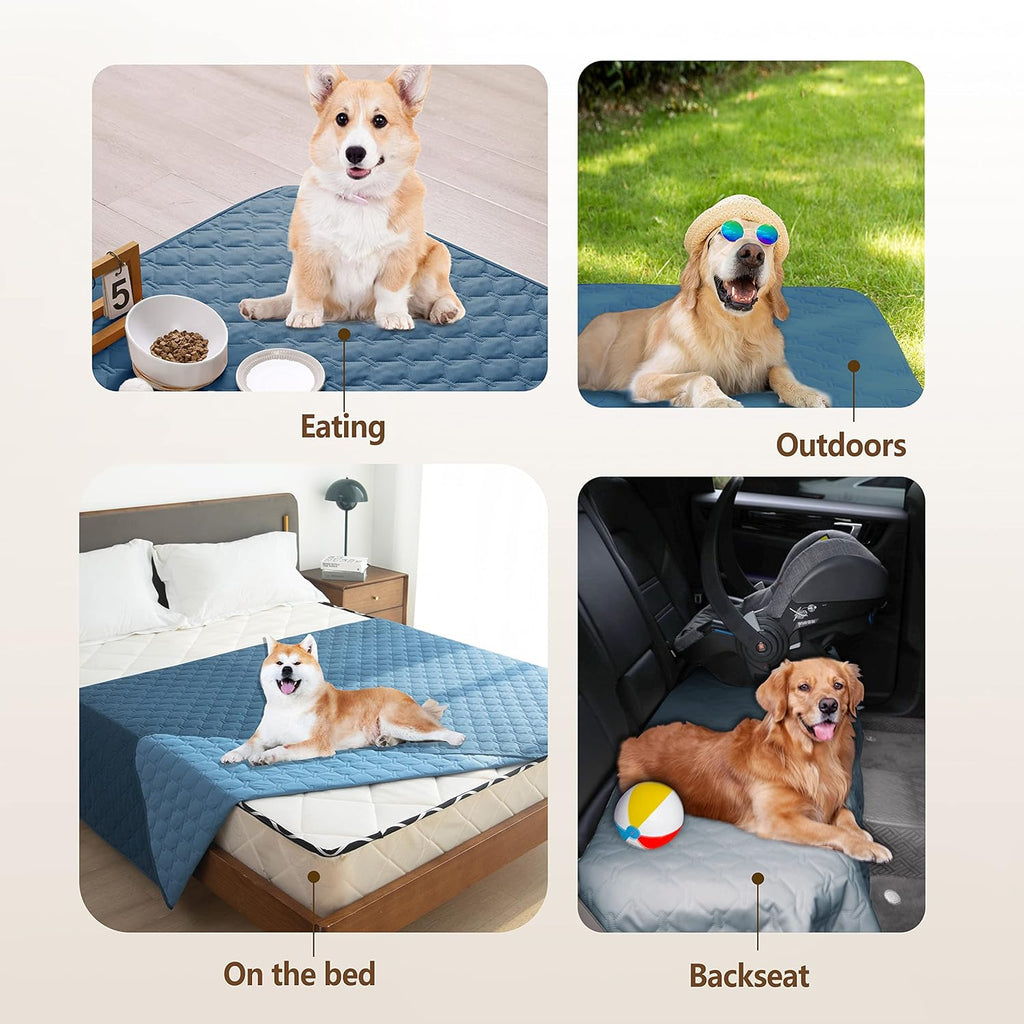 gogobunny Waterproof Dog Blanket, Couch Covers for Sofa, Reusable Pee Pads